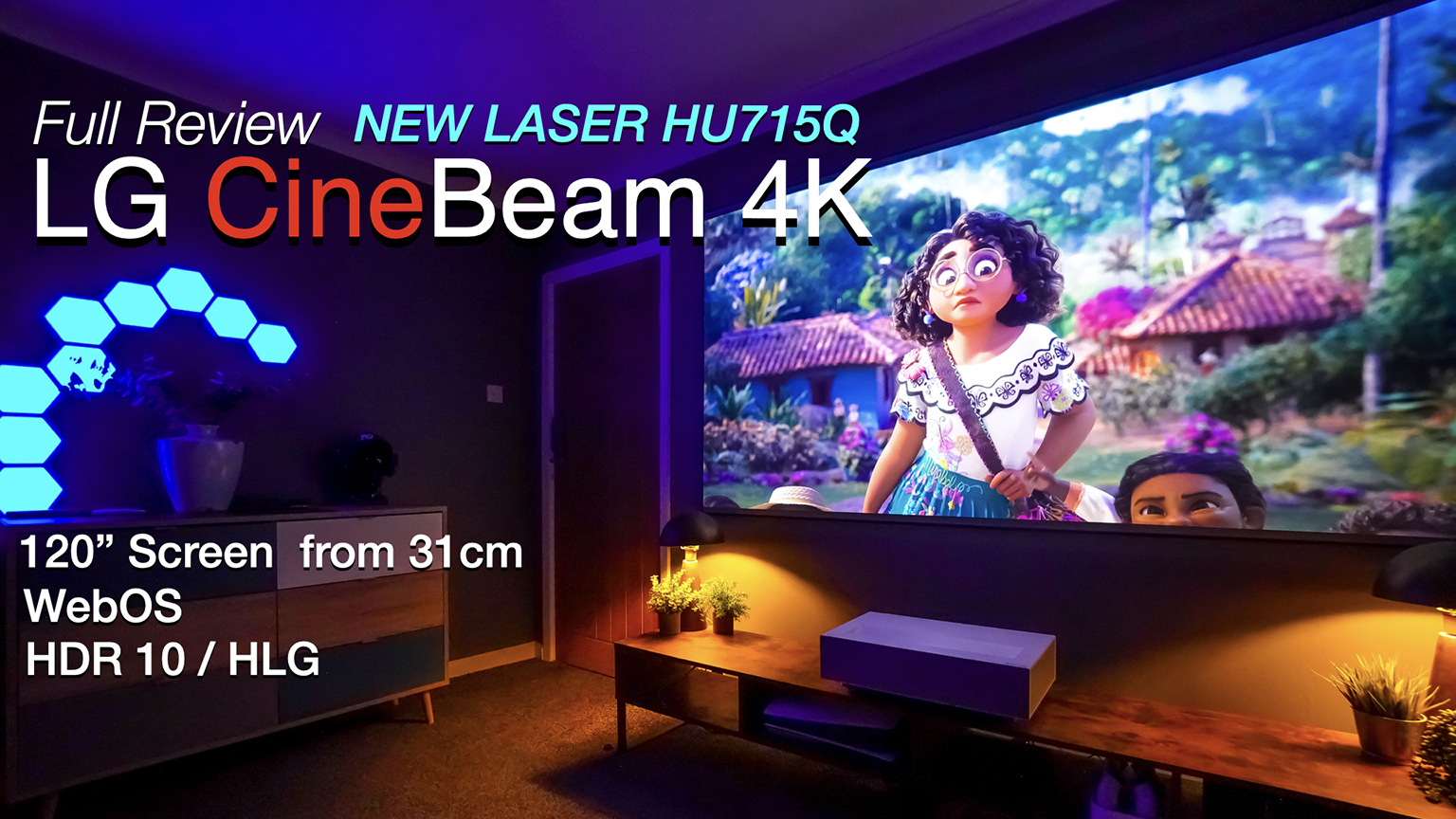 Watch LG CineBeam HU715QW Full Set Up & Review on Amazon Live